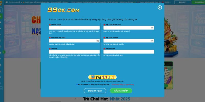 99OK odiadj.in ⭐️ Trang Chủ 99OK.COM Giải Trí Chính Thức 2026 30 Cách Đăng Ký và Đăng Nhập Tài Khoản 99OK